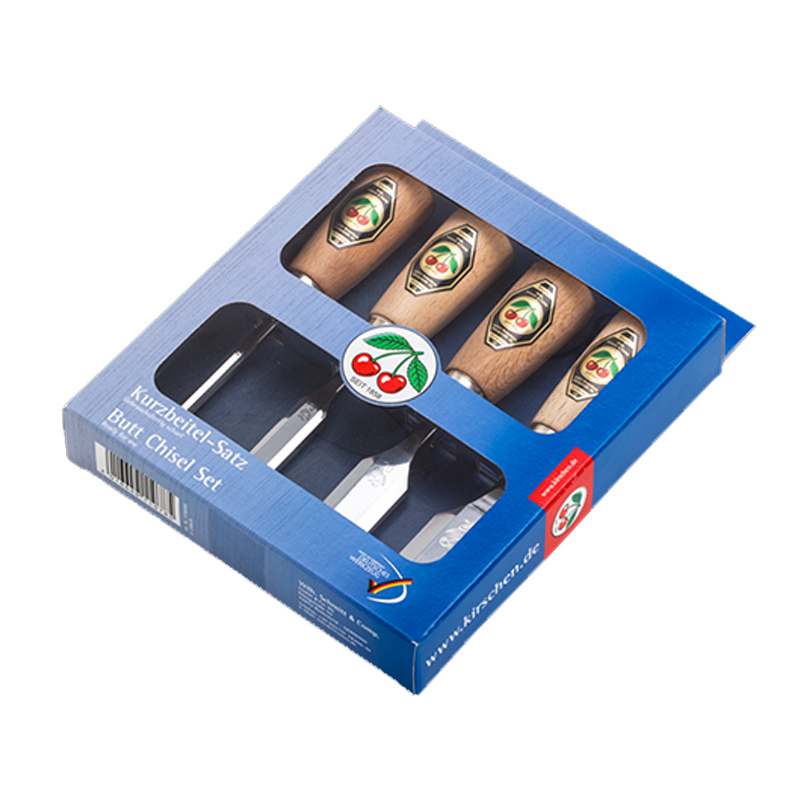 Kirschen korte steekbeitelset, 4-delig
