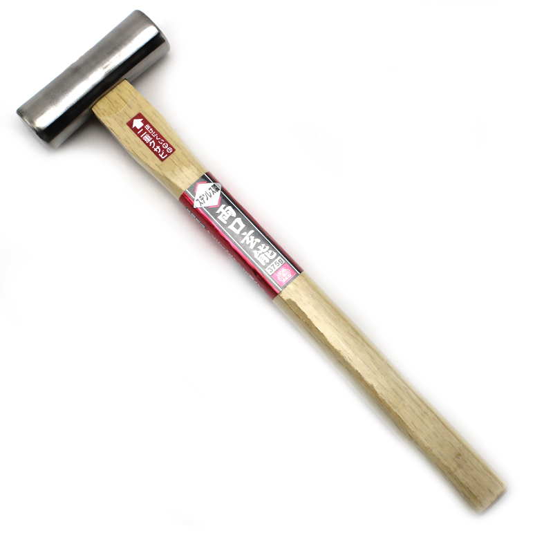 Japanse stijl Genno hamer ronde rvs kop 375 gram