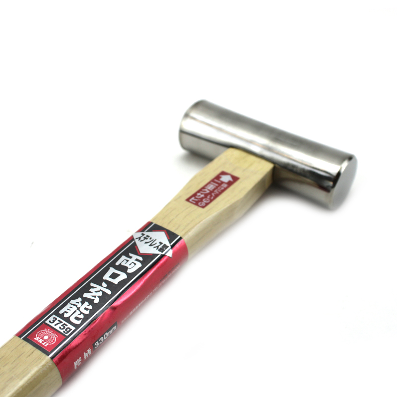 Japanse stijl Genno hamer ronde rvs kop 375 gram