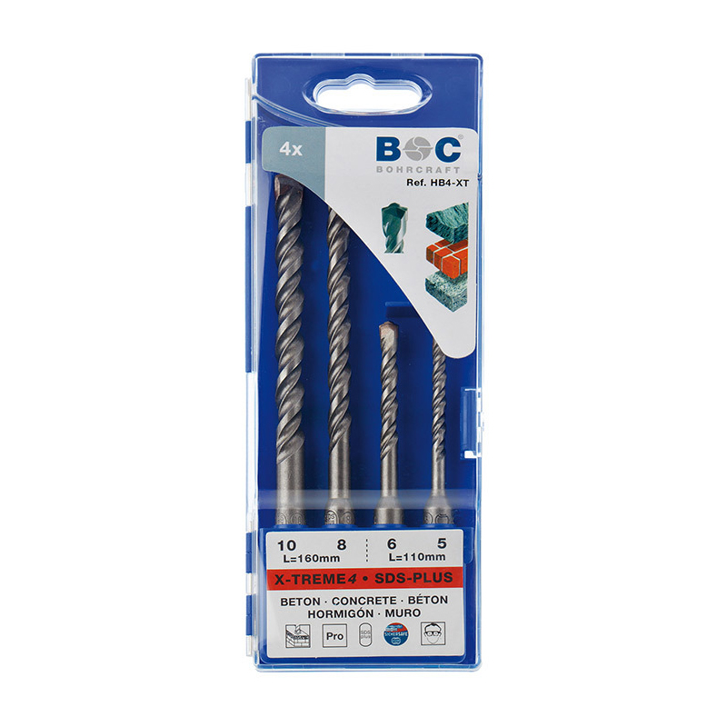 Bohrcraft SDS+ borenset 4-delig