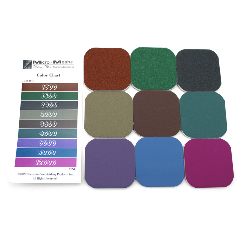 Micro Mesh pen schuurpadset 9-delig