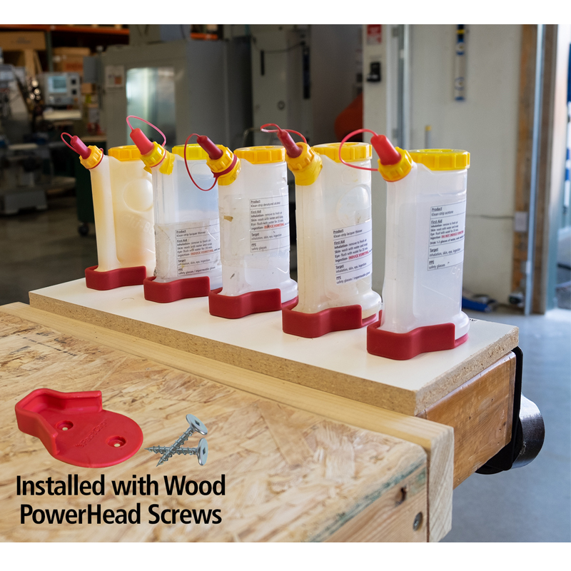 FastCap rode basisplaat voor de Glübot lijmfles