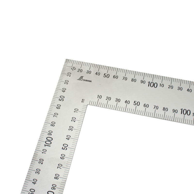 Shinwa Japanse winkelhaak rvs 8x maataanduiding 400/600 mm 