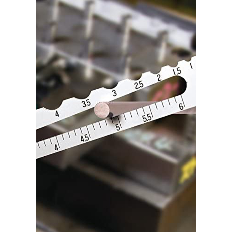 Shinwa radiusmeter rvs 0,5 - 7 mm