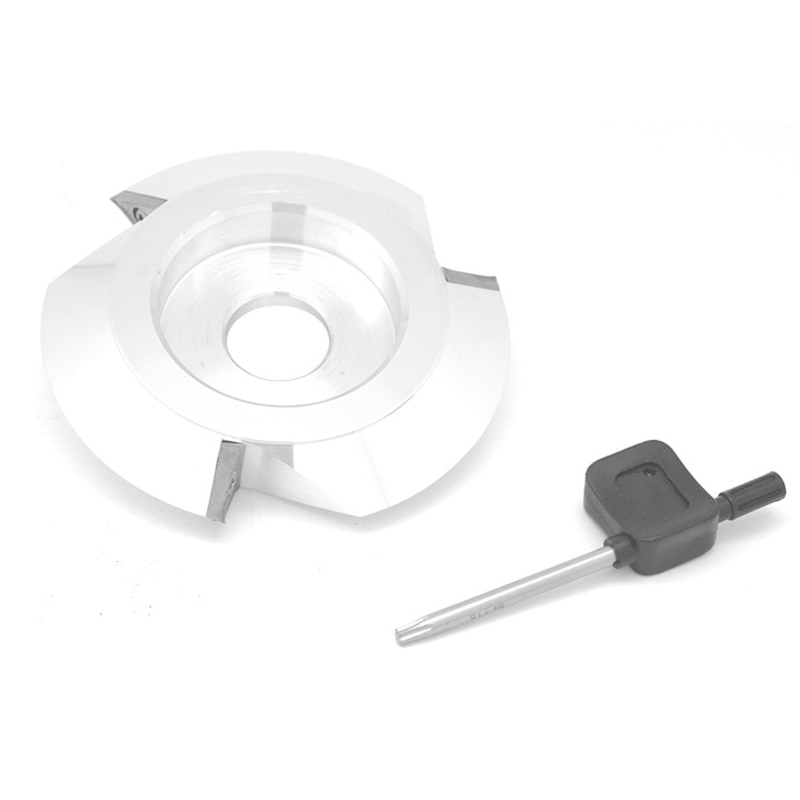 Manpa 98 mm snijschijf 3 x 16 mm driehoekige carbide snijmessen