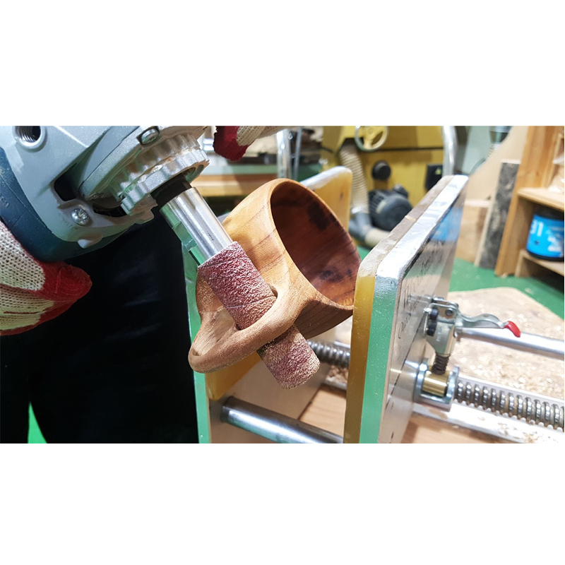 Manpa 22 x 70 mm schuurhulshulpstuk inclusief 4 schuurhulzen