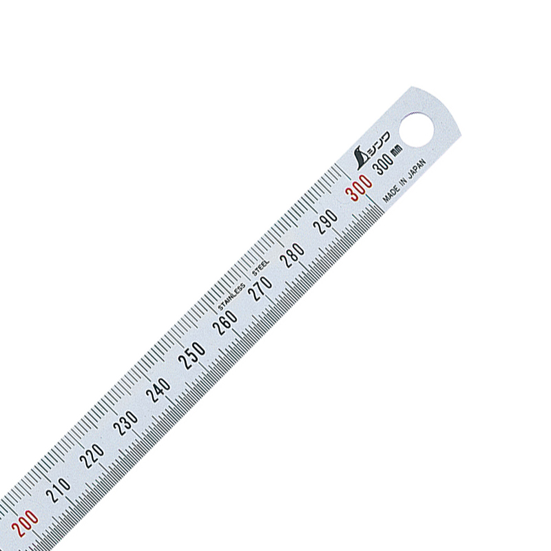 Shinwa flexibele Japanse liniaal rvs verenstaal 300 mm