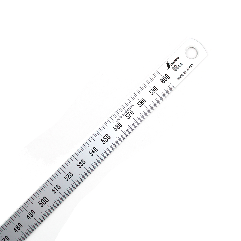 Shinwa flexibele Japanse liniaal rvs verenstaal 600 mm
