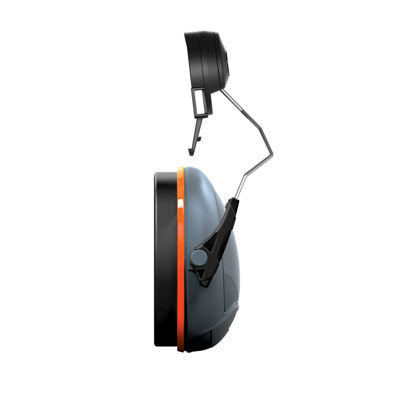 JSP Sonis Compact gehoorbeschermer helmbevestiging grijs SNR=31