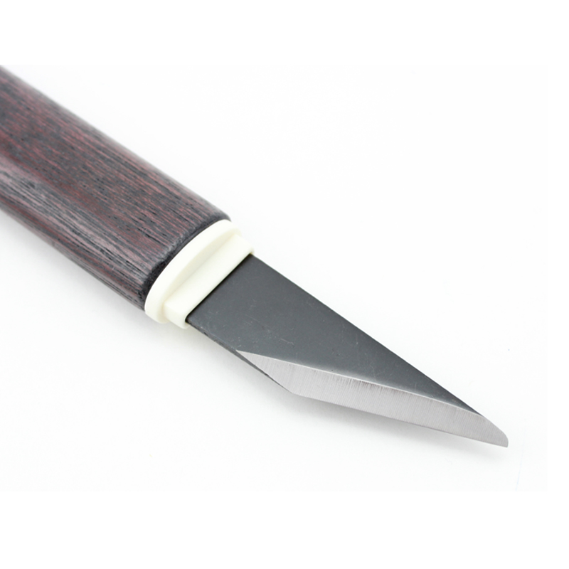 Japans Kiridashi markeermes enkel geslepen 40 mm met holster