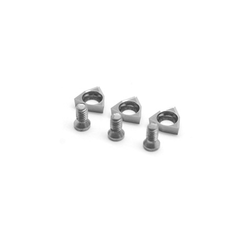 Manpa set 3 x 5 mm driehoekige carbide snijmessen + Torx schroeven