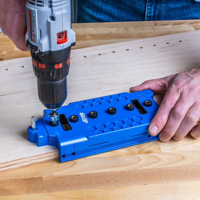 Kreg KMA3232 Shelf Pin Jig boormal voor schapdragers 32 mm inclusief 5 mm boor
