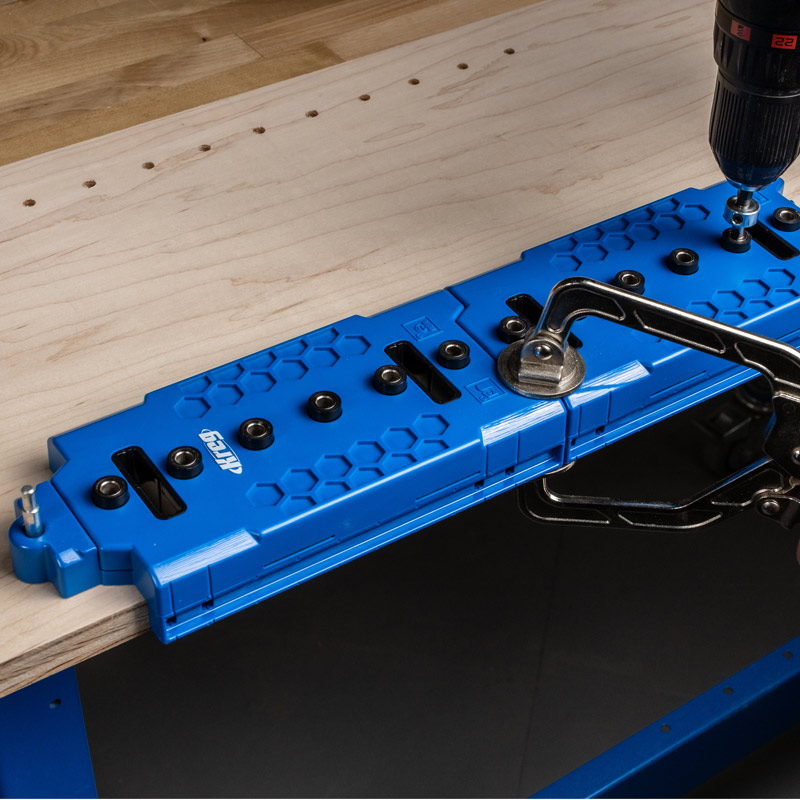 Kreg KMA3232 Shelf Pin Jig boormal voor schapdragers 32 mm inclusief 5 mm boor