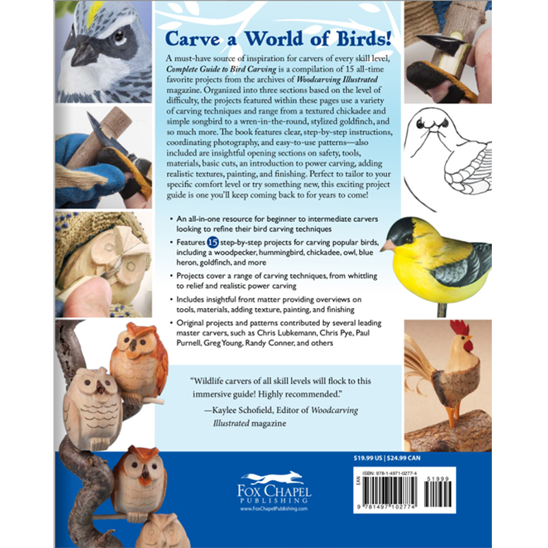 Complete guide to bird carving - Woodcarving Illustrated