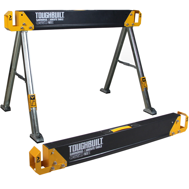 ToughBuilt C550 set van 2 stalen werkbokken 500 kg