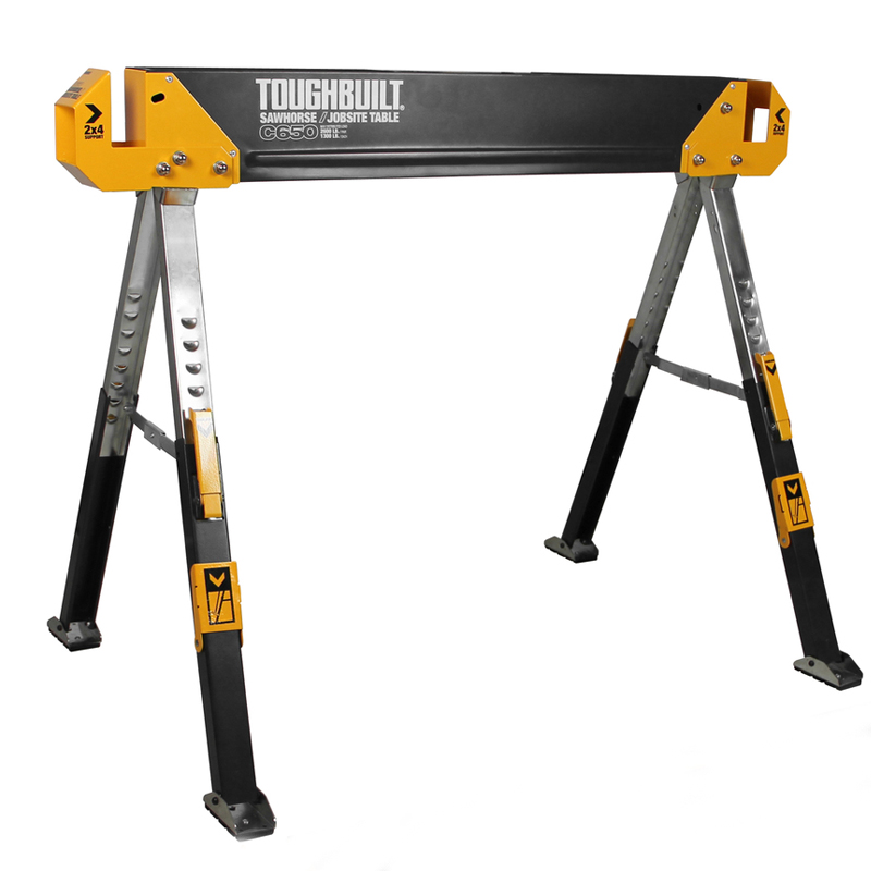 ToughBuilt C650 set van 2 stalen werkbokken 590 kg