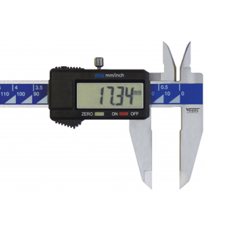 Digitale schuifmaat linkshandig 150 mm met schroef