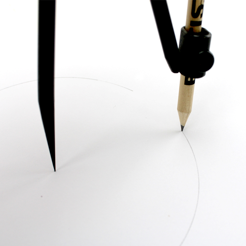 La Cible steekpasser met potlood en begrenzer 160 mm