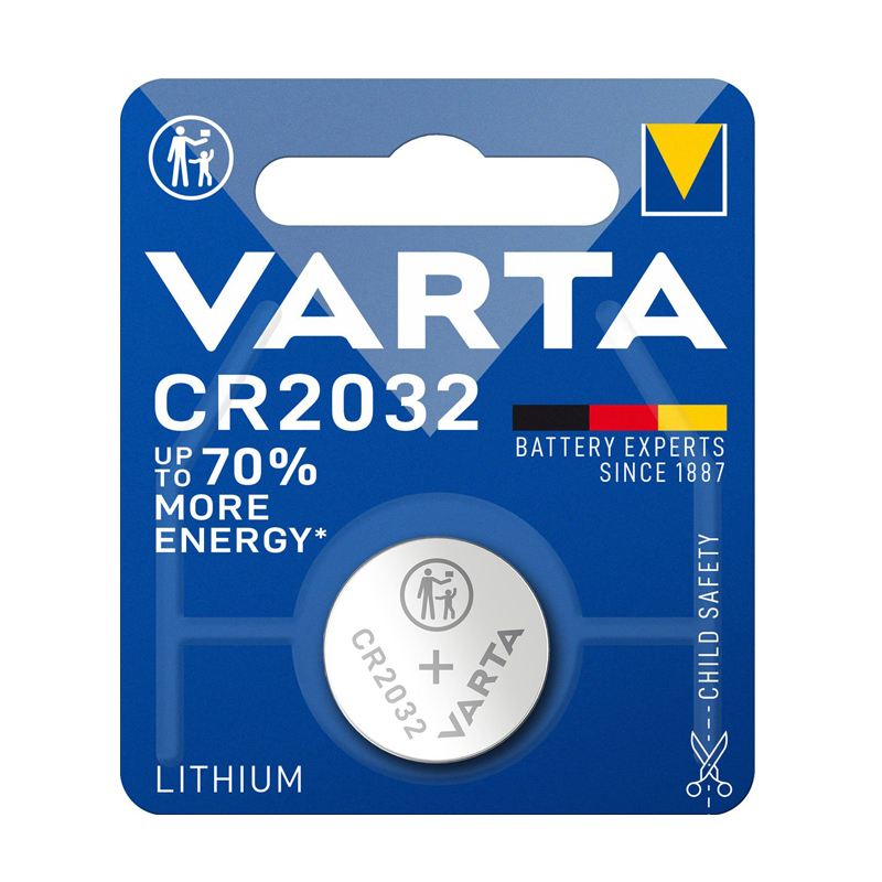 Varta knoopcel batterij CR 2032