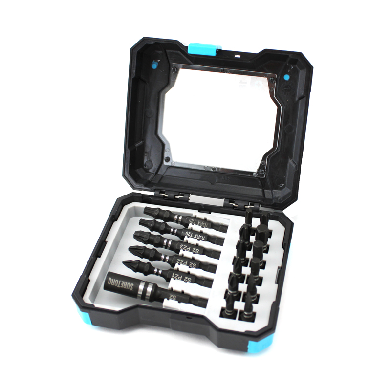 SureTorq impact bitset 25 / 50 mm met bithouder 18-delig