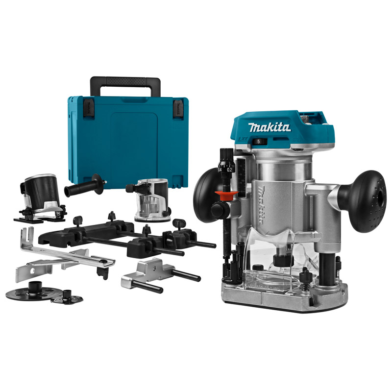 Makita DRT50ZJX9 accu boven- en kantenfrees (zonder accu)