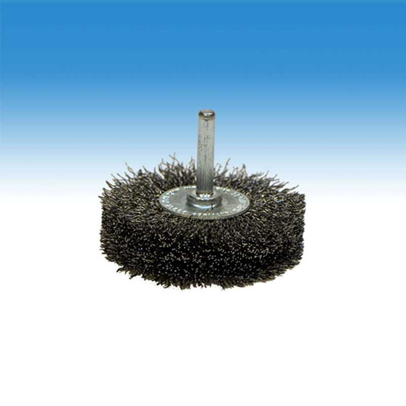 Rondborstel gegolfd staaldraad 70 x 10 mm