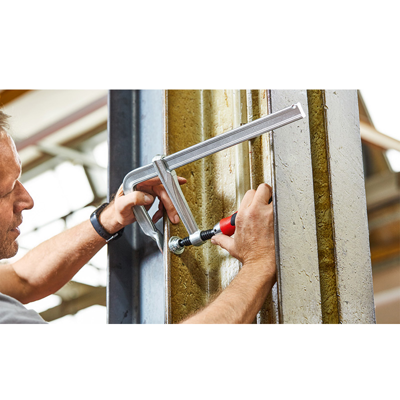 Bessey GZ5012KG stalen lijmtang 500 x 120 mm met opklapbare greep