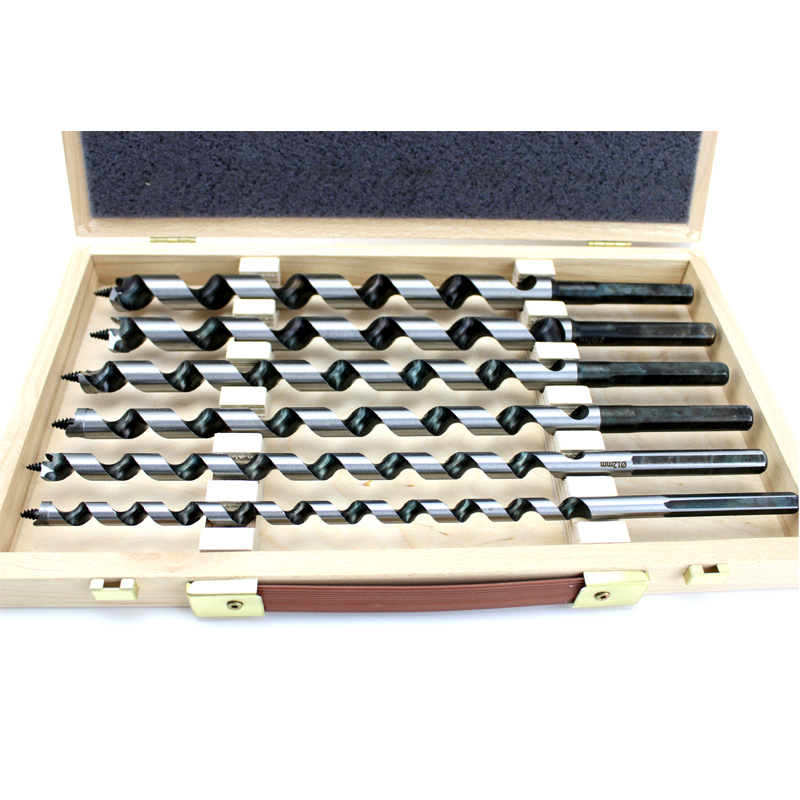 Famag slangenborenset Ø 10, 12, 14, 16, 18 en 20 x 320 mm in houten kist