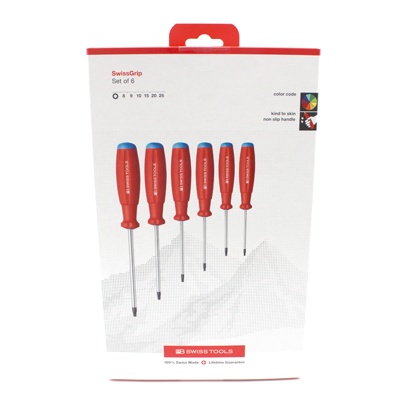 PB Swiss Tools schroevendraaierset Torx 6-delig