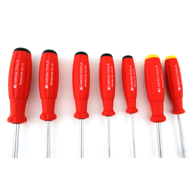 PB Swiss Tools schroevendraaierset plat en Phillips 7-delig