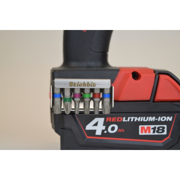 Stickbit magnetische bithouder voor Milwaukee accu-schroefmachines - tijdelijk met gratis bitjes
