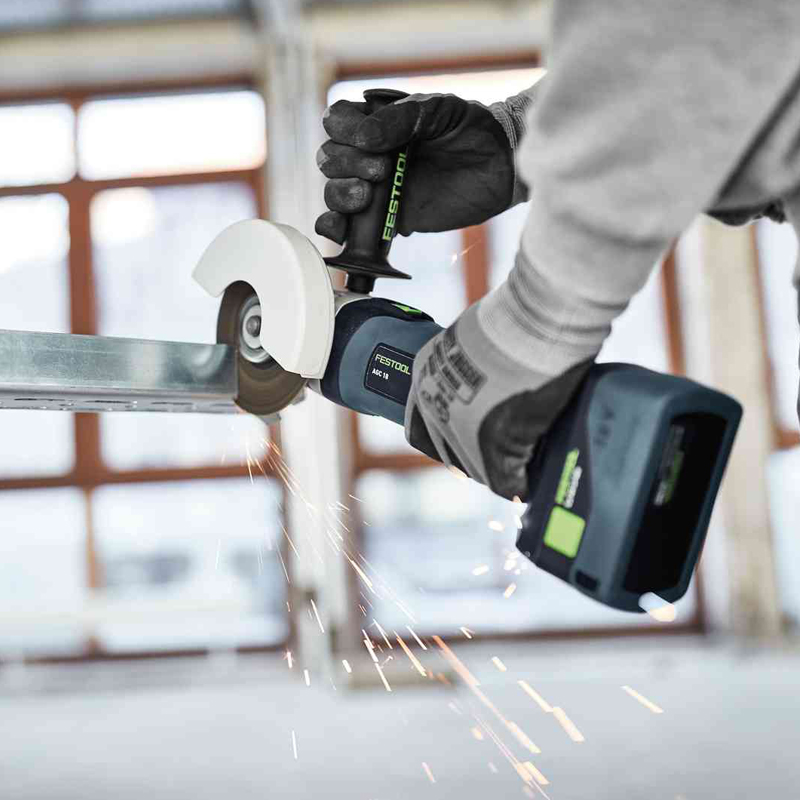 Festool AGC 18-125 EB-Basic accu haakse slijper (zonder accu)