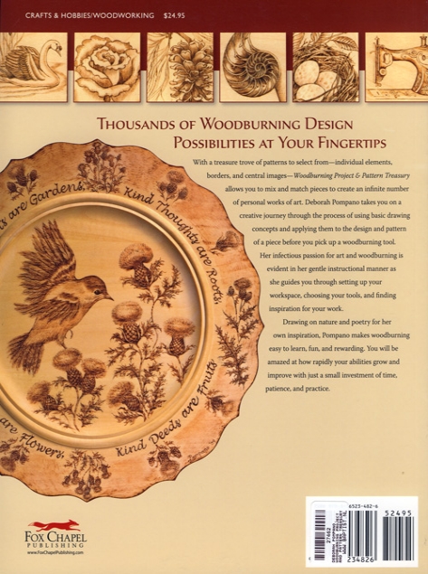 Woodburning, Project & Pattern Treasury - Deborah Pompano