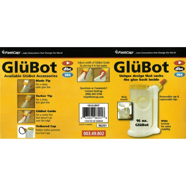 FastCap Glübot lijmfles 473 ml