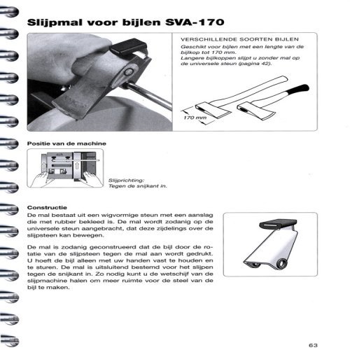 Tormek HB-10 handboek Nederlandstalig