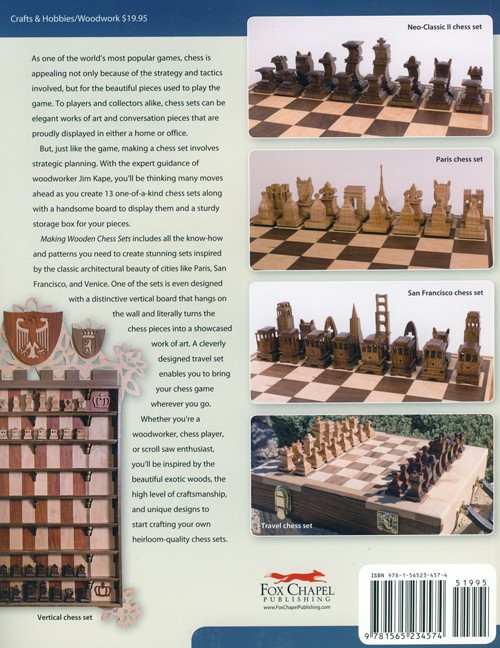Making Wooden Chess Sets - Jim Kape
