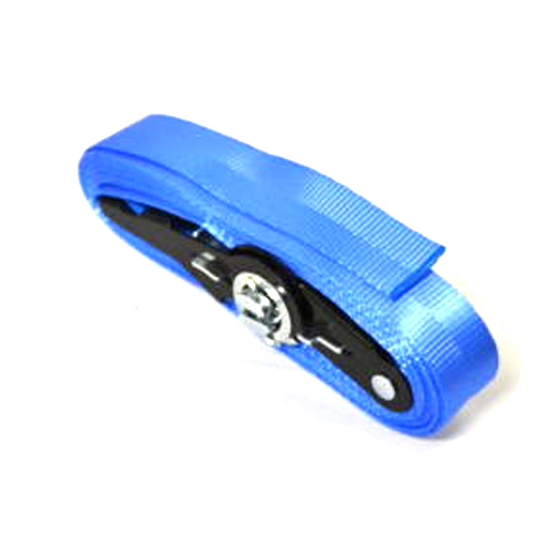 Spanband 25 mm x 5 meter met ratel blauw