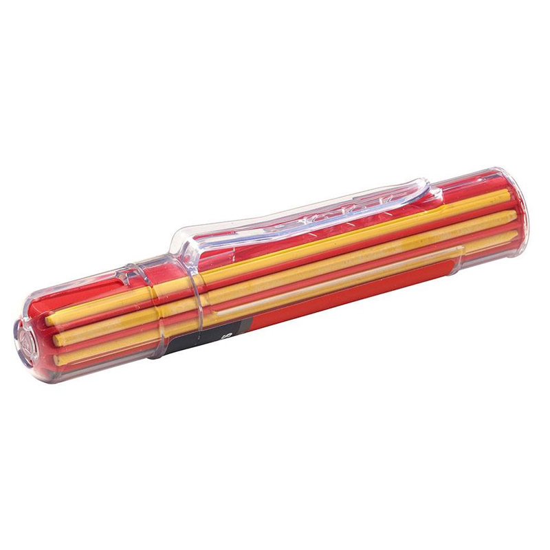 Hultafors HRD vulpotlood navulling 10x grijs/rood/geel
