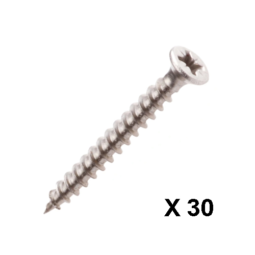 HomeFix pianoscharnierschroef rvs platkop PZ-1 Ø 3,0 x 16 mm