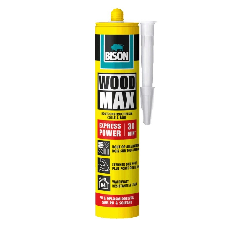 Bison Wood Max Express houtconstructielijm D4 380 gram