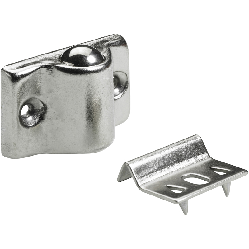 Kogelsnapslot metaal vernikkeld 30 mm