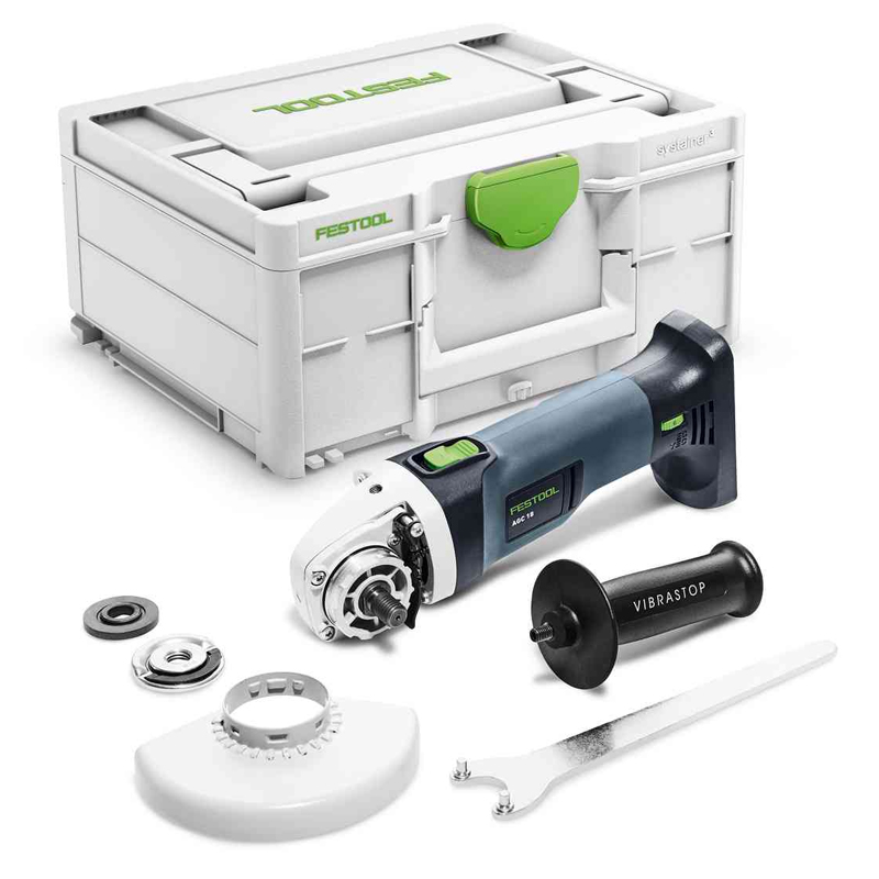 Festool AGC 18-125 EB-Basic accu haakse slijper (zonder accu)