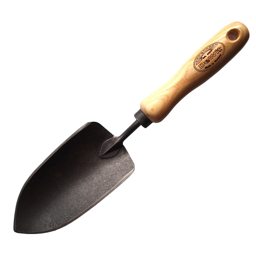 DeWit plantschep met houten handvat 140 mm