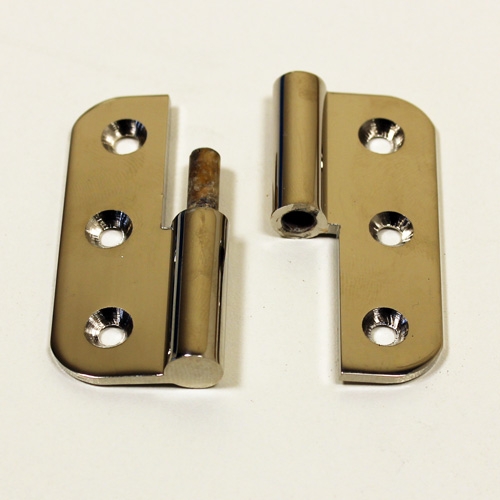 Meubelpaumelle nikkel 50 x 40 mm rechts