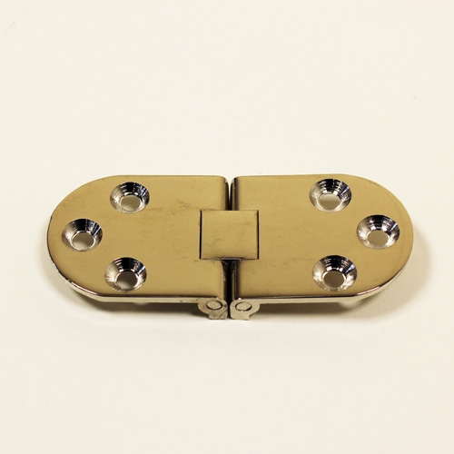 Klepscharnier rond nikkel 30 x 72 mm