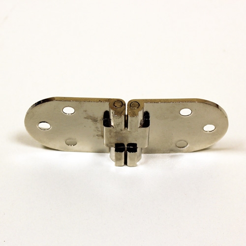 Klepscharnier rond nikkel 30 x 72 mm