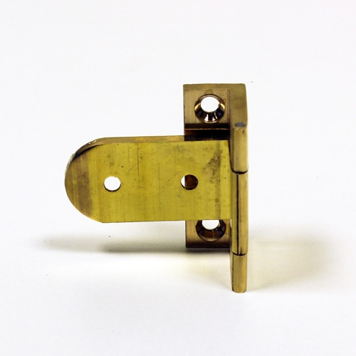 Meubelscharnier messing dubbel gekropt 40 x 20 mm