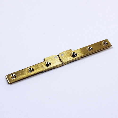 Tafelscharnier messing 15 x 132 mm