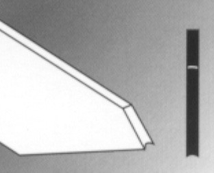 Sorby 832H afsteekbeitel punt met holling 2 mm
