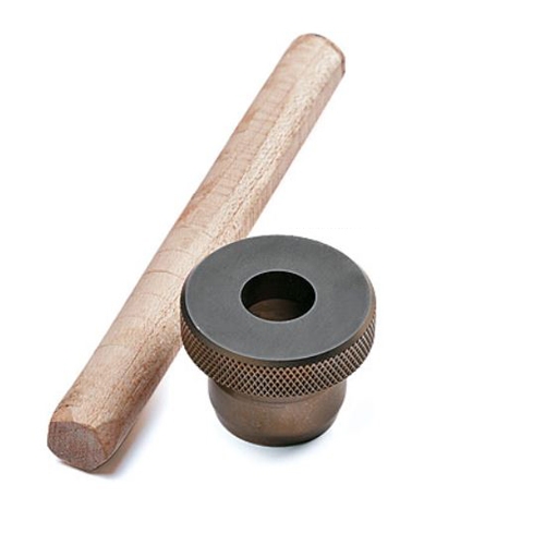 Veritas 'dowel formers' deuvel vormers + standplaat, 4 stuks